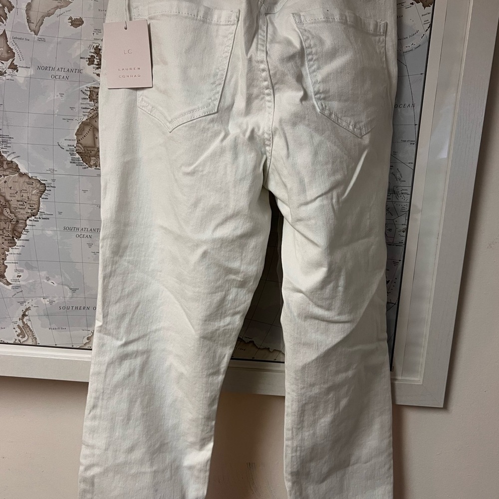Lauren Conrad White skinny  capri
